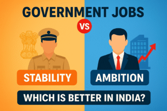 Government job vs private jobs